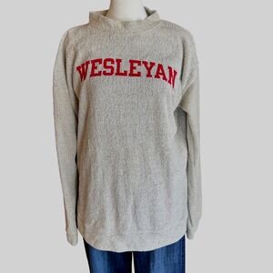 League Collegiate Outfitters Wesleyan Sweater Pullover Bouclé M